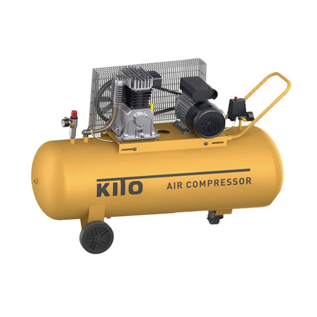 Belt-driven Air Compressor  200 Liter for Professional Woodworking Decoration