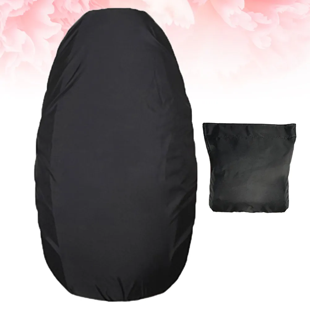 Motorcycle Cushion Cover Black L Weatherproof Protective Seat Cover Dustproof Rainproof Uv Resistant Outdoor Bike Cushion