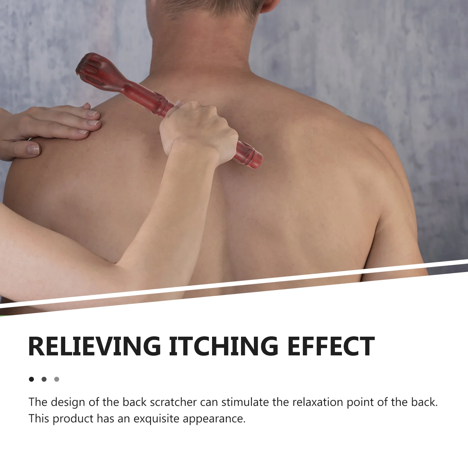 أداة خدش الظهر الخشبية ذات المقبض الطويل لتخفيف الحكة، جهاز تدليك الجسم المحمول للبالغين، أداة خدش للاستخدام المنزلي #6