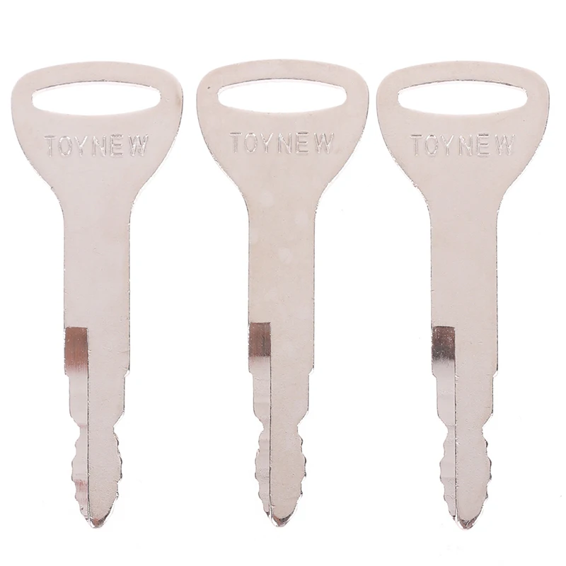 New-3Pcs Equipment Forklift Ignition Keys Replaces Part # A62597