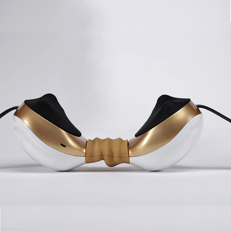 Tragbarer kabelloser 2000 mAh 3,7 V USB-beheizter Massagegürtel Shiatsu Ganzkörper- und Nacken-Taillenmassagegerät mechanisch für den Heimgebrauch im Büro