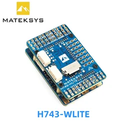 MATEK System H743-WLITE Flight Controller Built-in OSD Blackbox 2-6S LiPo 90A per aggiornamento FPV Fixed Wing Drone F765-WSE