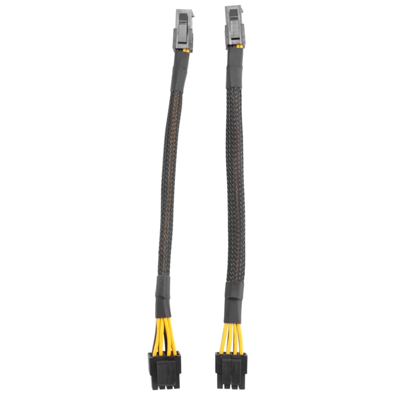 Top-ATX 4 Pin Female To Motherboard CPU 8(4+4) Pin Male EPS 12V Converter Adapter Extension Cable Braided Sleeved