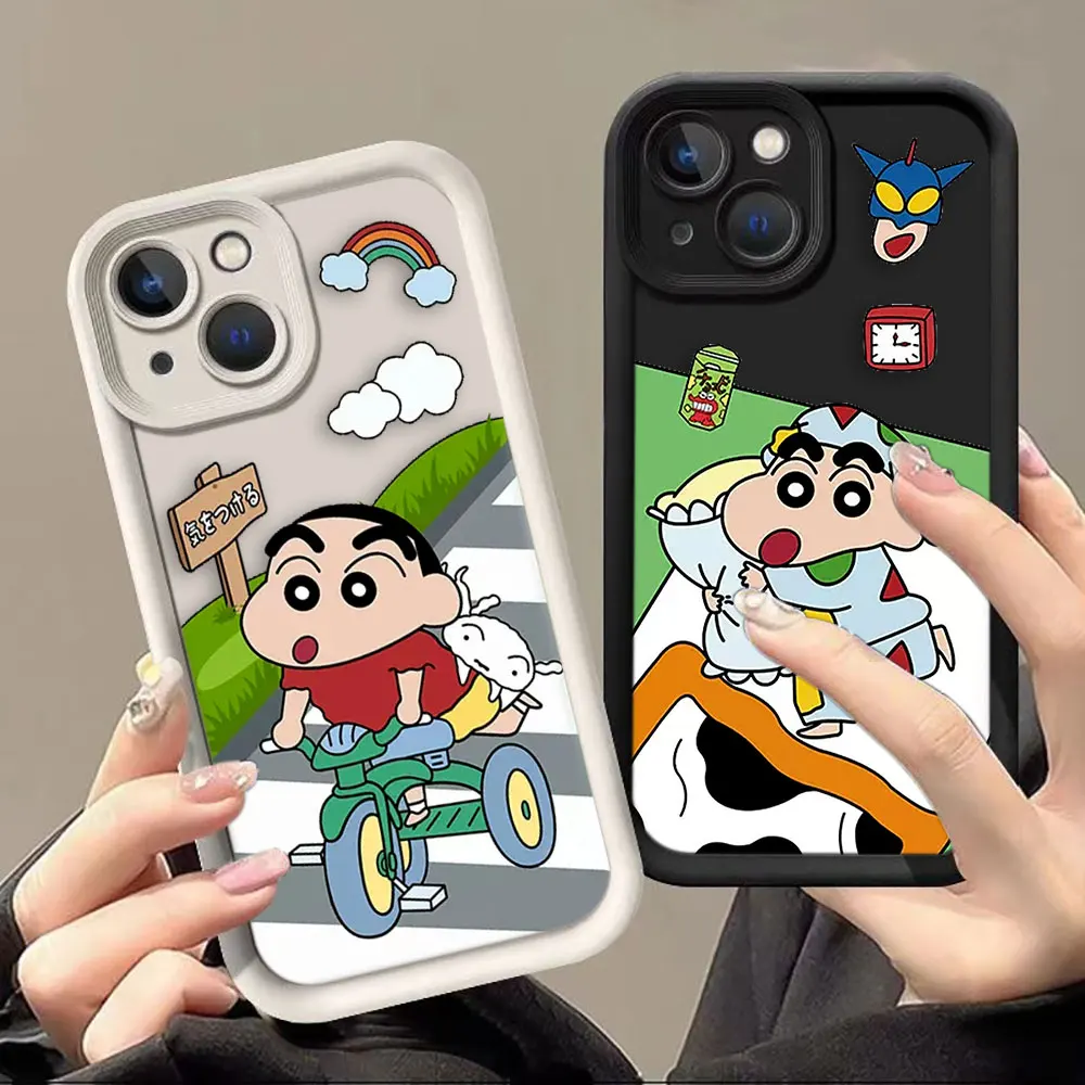 

Funny C-Crayon S-Shin Chan Cover Phone Case For HONOR 8X 9X X7 X9 Y7A 10I 20 50 70 90 200 300 MAGIC 5 6 7 PRO Y9 Case DIY Shell