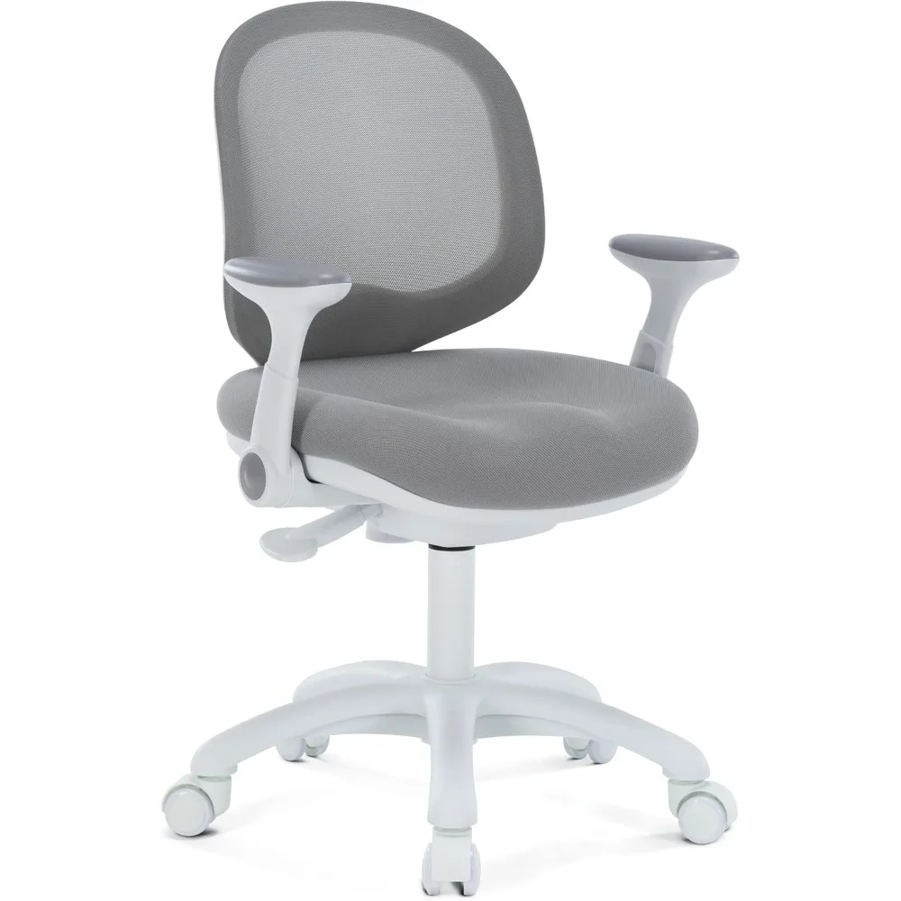 

Kids Desk Chair, Boy's Girl's Child Children Study Office Computer Chair, Ergonomic Design, Adjustable Height and Seat Depth (Gr