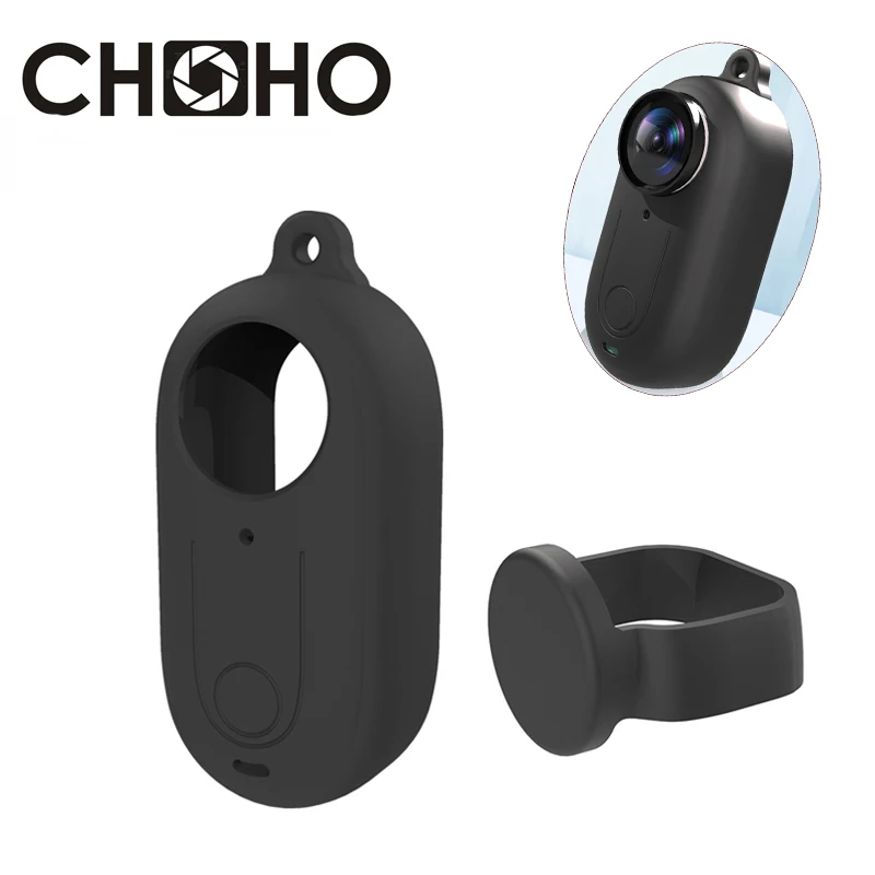 For Insta360 GO3 go3 Accessories Soft Case + Lens Cap Rubber Shell  Silicone silica gel Housing Protector For Insta 360 go 3