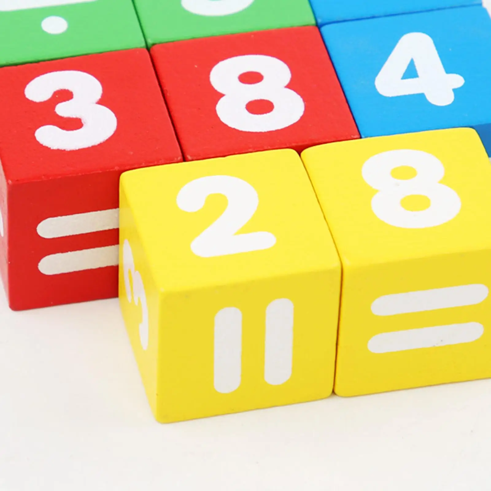 Math Flash Card Game Sorting and Matching 8 number of blocks for Girls Boys