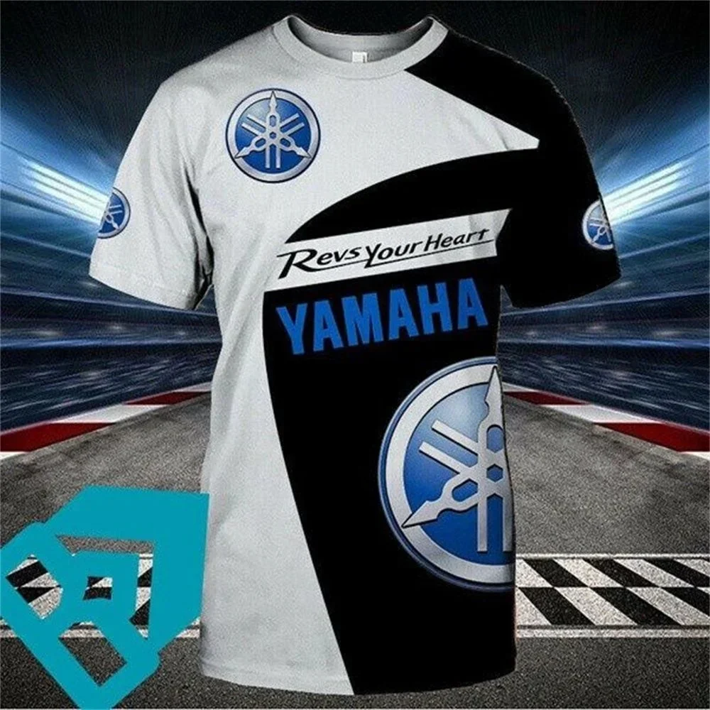 Motorcycle Yamaha GYTR Racing Fans Men's And Women's Summer Sports Leisure Short-Sleeved T-Shirt for Motorbike Enthusiasts