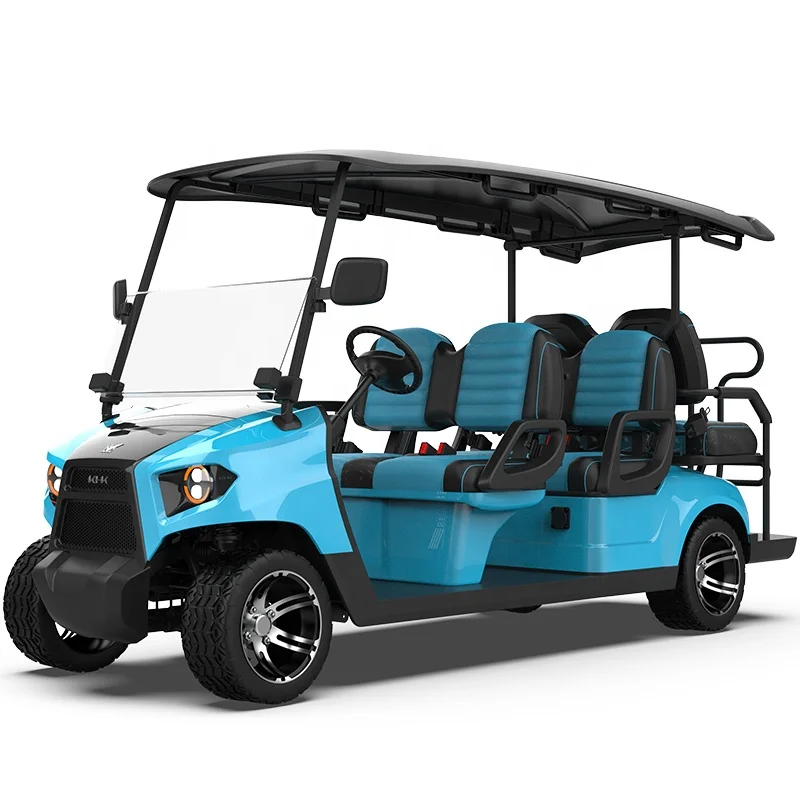 6 Seater Lithium Battery Electric Golf Cart Multi-Purpose Utility Vehicle for Resort Hotel Community Transport