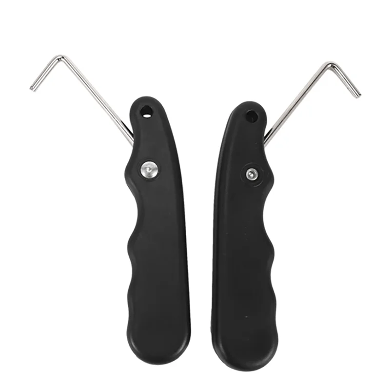 8個折りたたみ式靴紐プーラー、ポータブルレース締め付けツール、ホッケー、アイススケート、フィギュアスケート、ブーツ用スケートレース締め付けツール-B60B