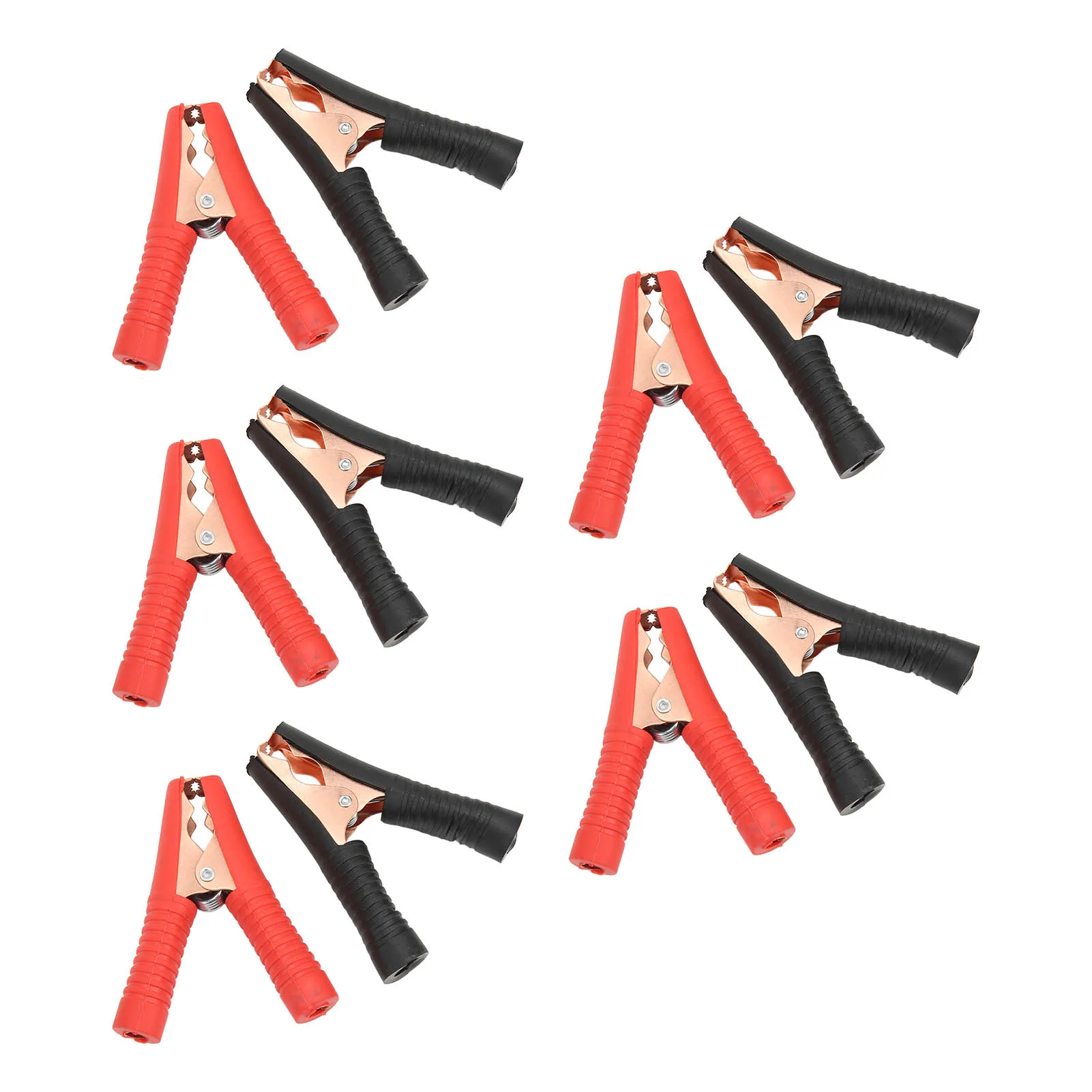 

5 комплектов зажимов для разъема проводов инвертора мощности, 100 А, тестовый зажим, черный, красный для аккумуляторов для автомобилей и грузовиков