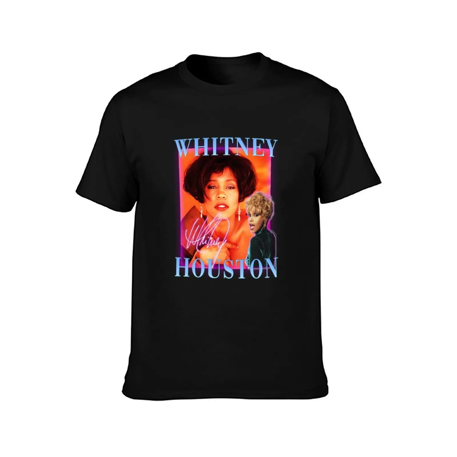 Whitney Houston T-Shirt Summer Casual Cotton Tee Oversized Streetwear Tops Vintage Graphic Print Loose Fit Short Sleeve