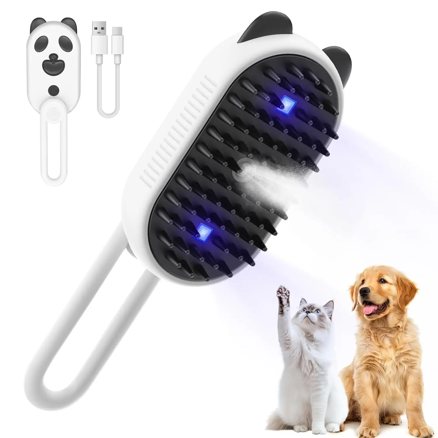 Uv oplaadbare harenverwijderaar borstel voor kattenverzorging_voghion.com