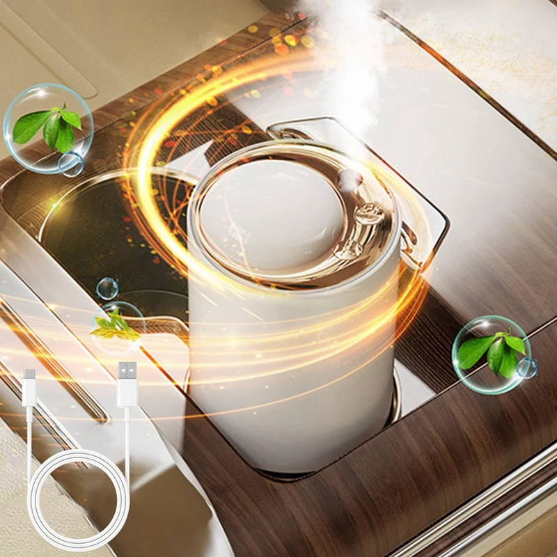 เครื่องพ่นน้ำมันหอมระเหยในรถยนต์เครื่องอโรมาเทอราพีอัตโนมัติเครื่องกำจัดกลิ่นอัจฉริยะ