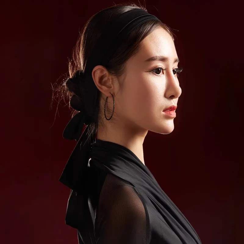 カスタマイズされたラテンダンスの頭飾り社交モダンダンスパフォーマンスヘアアクセサリープロのヘアスタイリングコンペ