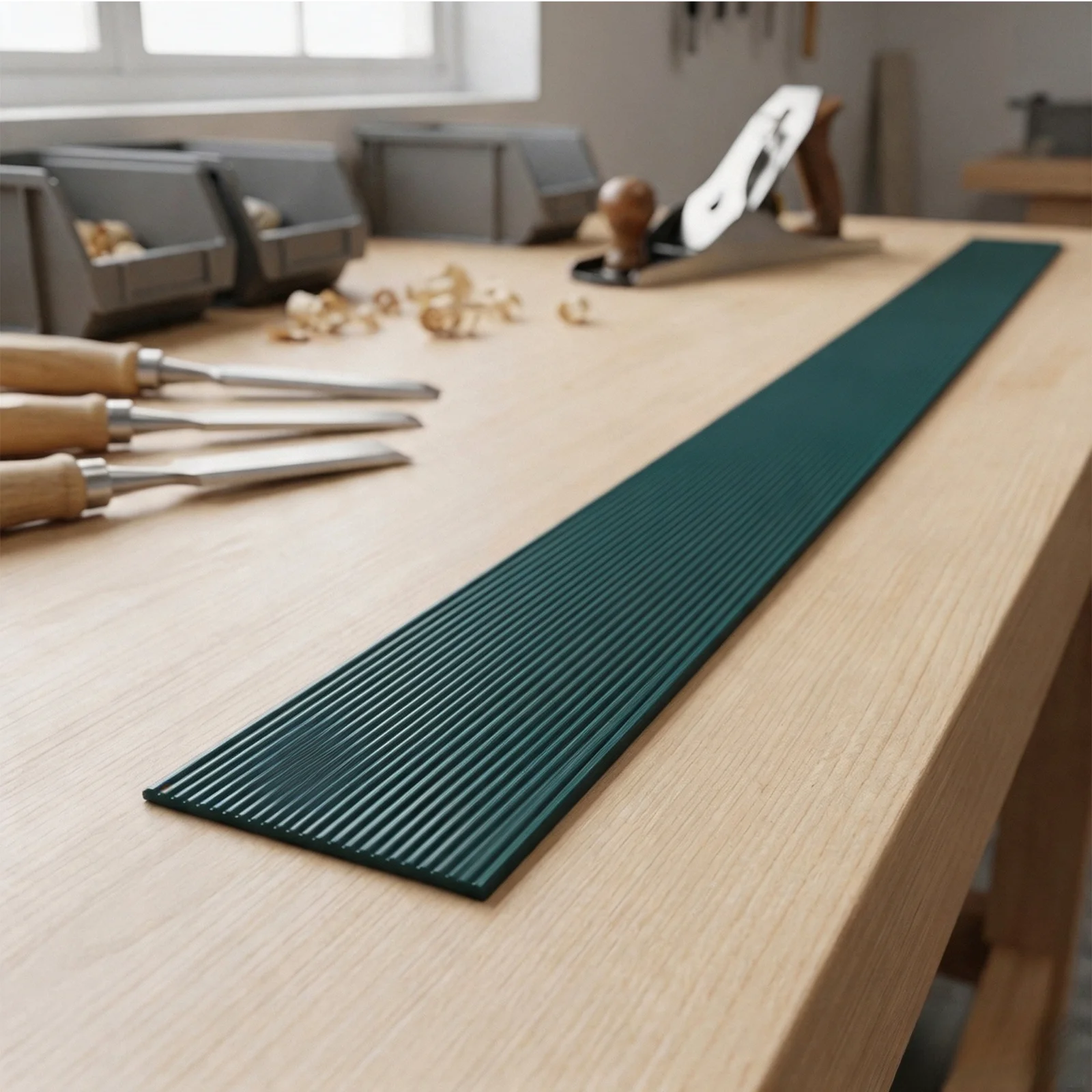 1.4m Sliding Strip for Guide Rail System SP6000 For Plunge Saw 413102-7 Plastic Component Ensures Consistent Rail Movement