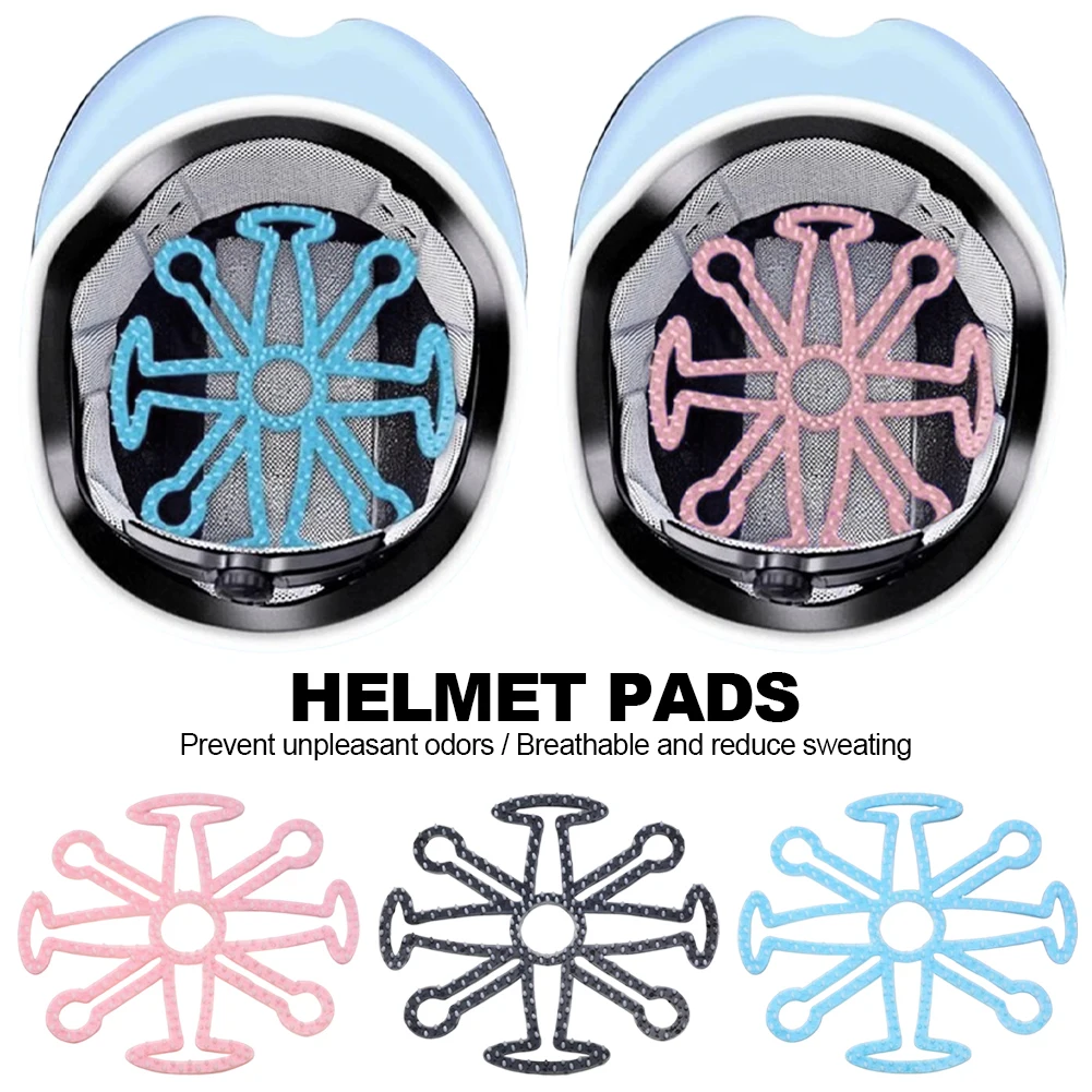 

Motorcycle Helmet Anti-deformation Liner Pad Helmet Silicone Pad Ventilate Breathable Cycling Helmet Ventilation Liner