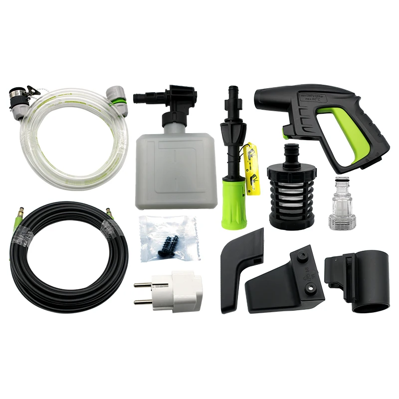 8M High Pressure Portable Jet Washer Car Wash Foam Generator ABS/Plastic 220V Electric Power Source Water Pipe Cleaning Machine 2