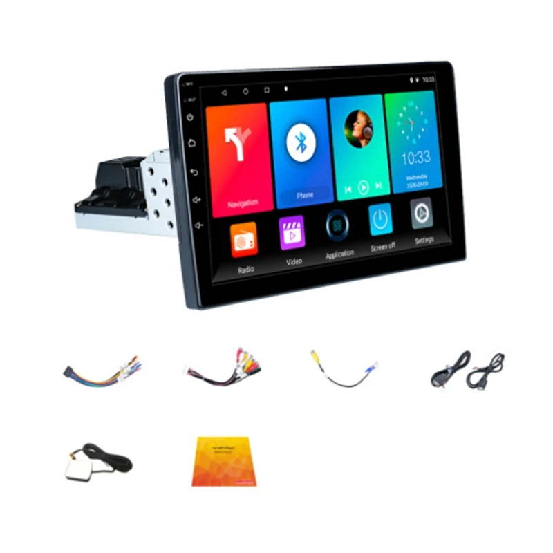 

A87D-9Inch Android 13 1 Din Car Radio Carplay Auto Autoradio Universal WIFI GPS Bluetooth Audio Multimedia Video Player