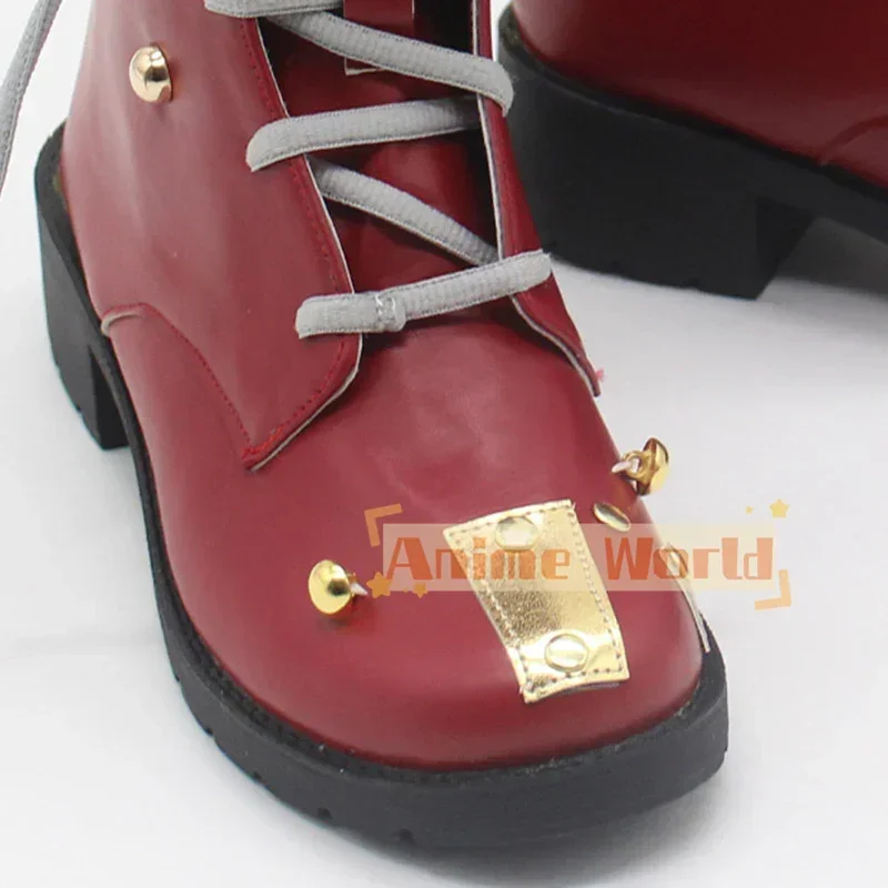 Vi Red Cosplay Shoes Halloween Carnival Boots Custom Made