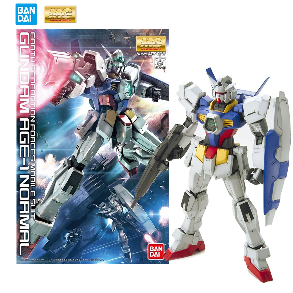 

Набор оригинальных моделей Bandai Gundam для сборки, коллекция на день рождения, аниме MG 1/100, Возраст 1, обычные модели игрушек, подарок для детей, для мальчиков