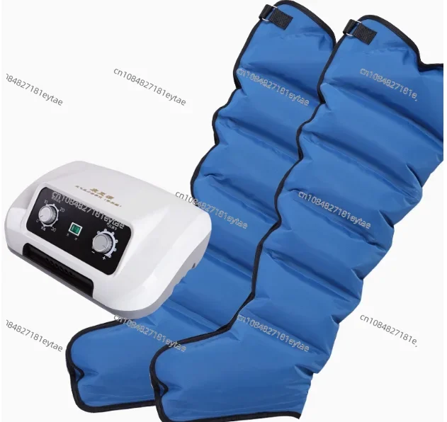 Elderly Pneumatic Leg Massager, Promote Blood Circulation Relieve Fatigue Air Pressure Wave 6Air Bag Compression Leg Massager,