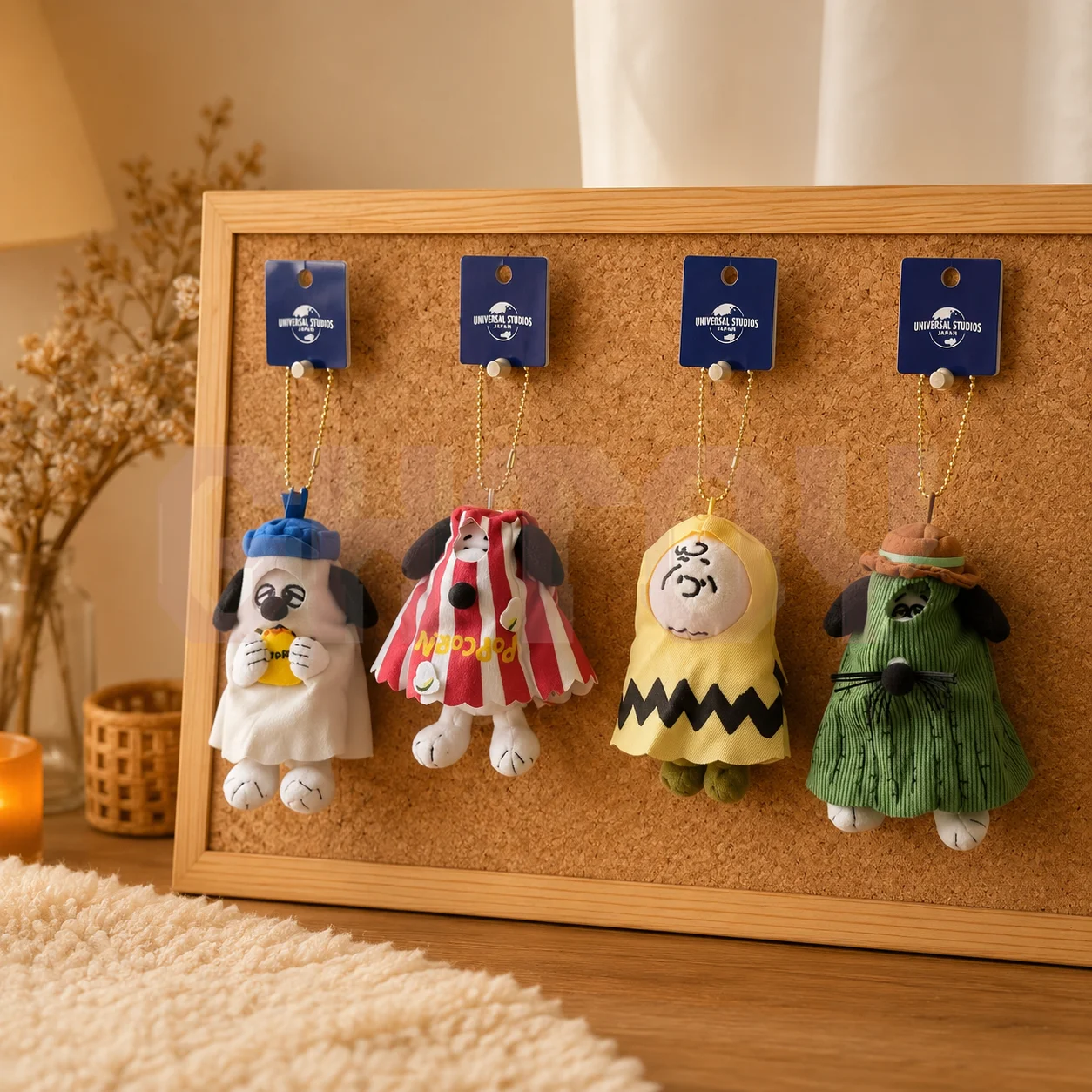 Kids Toys Dog - Chaveiro de Pelúcia Snoopy Charlie Olaf
