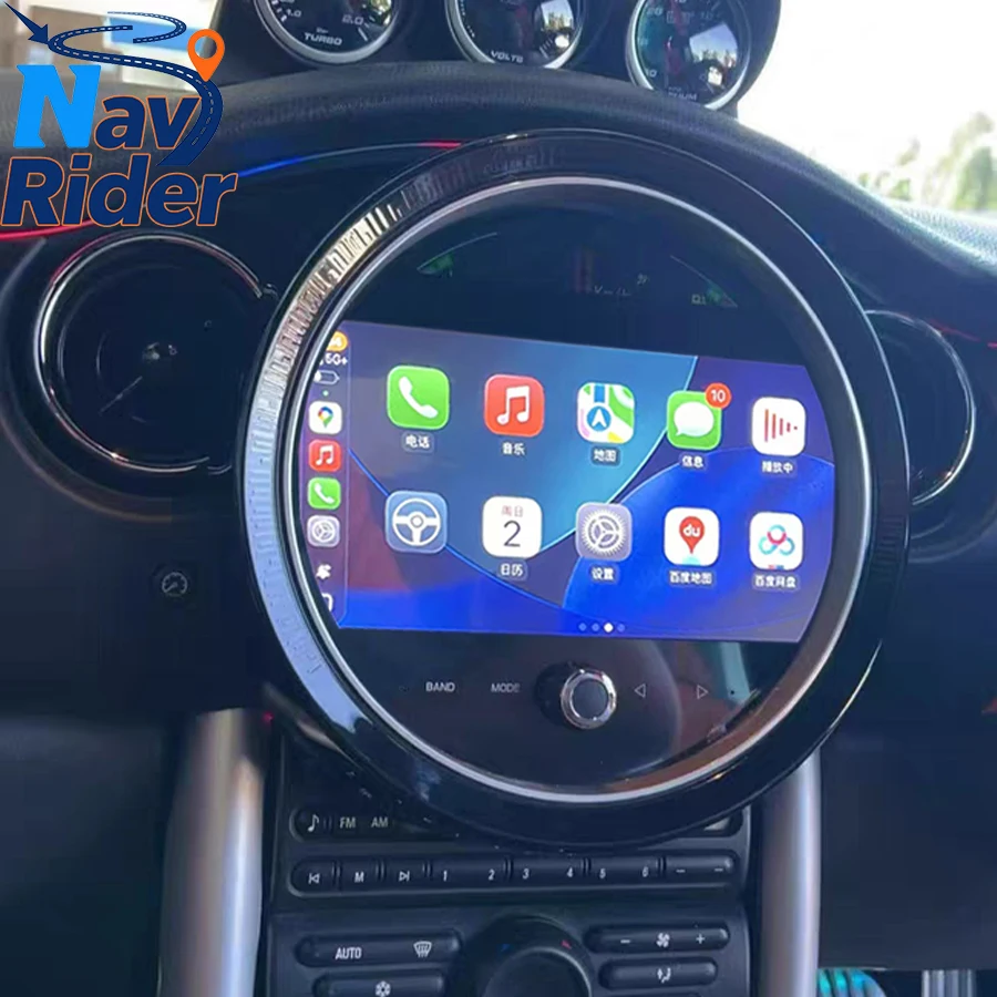 Reproductor Multimedia Android 16 de 9 Pulgadas para BMW Mini Cooper R50 R52 R53 2004-2007, Estéreo para Auto, GPS, Navegación, Radio, Carplay, Unidad Principal