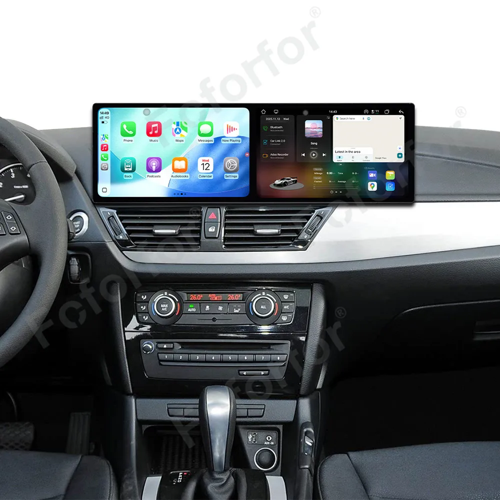 

Update Android 15 CarPlay For BMW X1 E84 F48 2009-2016 Dual 9.1 Inch Screen Car Radio GPS Navigation Head Unit Auto Stereo
