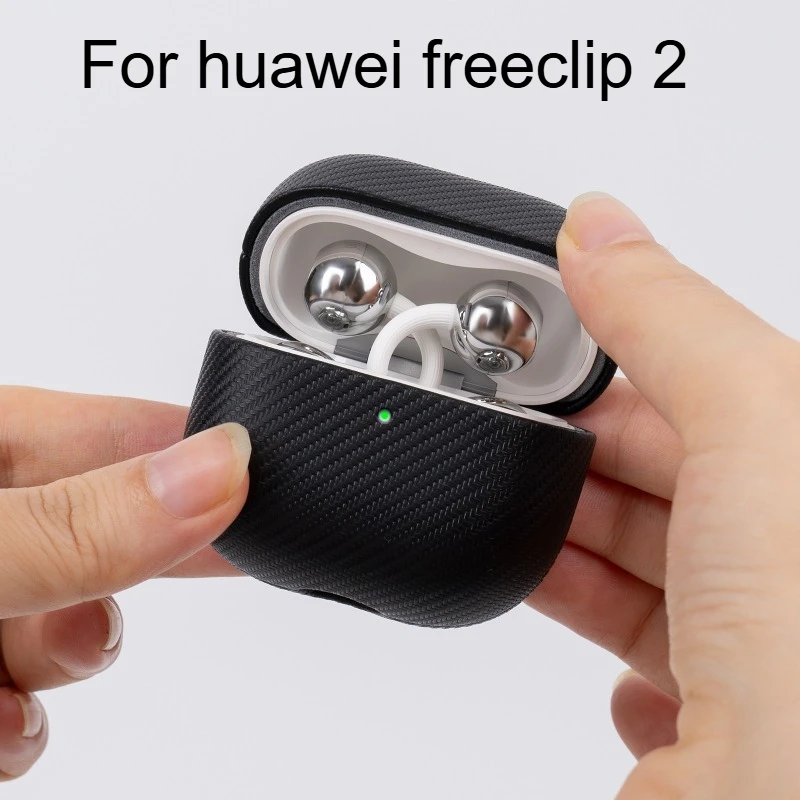 

For Huawei FreeClip 2 Protective Cover Leather Earphone Cover Earphone Cases for Huawei Freeclip 2 Cover Headset Shell Cases