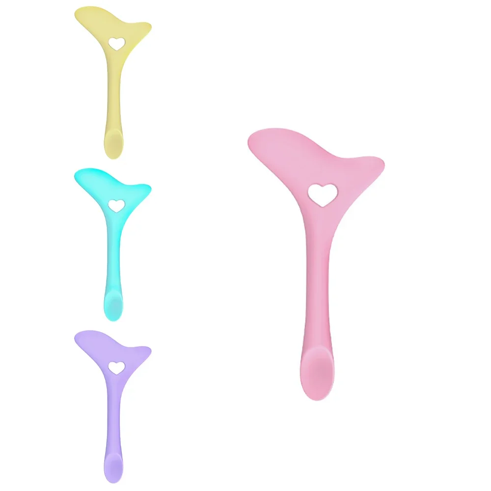 Herramienta delineadora de ojos de silicona de Color, pincel labial, maquillaje negro, asistente de delineador de ojos, deflector para plantilla de aplicación de maquillaje de ojos de precisión