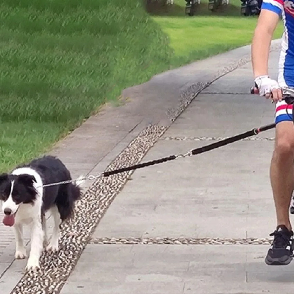 

1 set Bicycle Dog for Bike Riding Retractable Heavy Duty Nylon Dog Bike Leash Attachment Strong Durable Leash for Walking Hiking