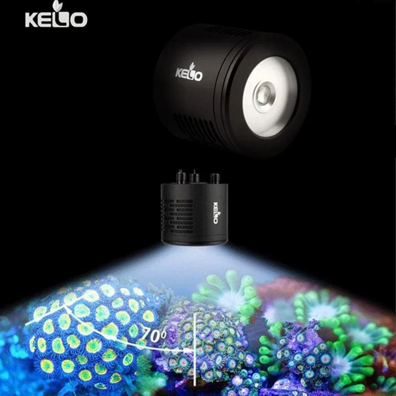 keloray KELO Led Coral Light Full Spectrum Downlight AO100 Light Domestic Kessil Sea Tank Light Mobile Phone WIFI Control