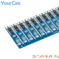 10pcs/1pc 2S 7.4V 5A Li-ion 18650 Lithium Battery Charger Protection Board Module BMS PCM 8.4V for li-ion Lipo Battery Cell Pack