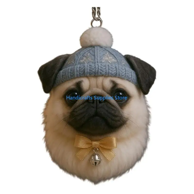 R1WA Resistant Acrylic Pet Hanging Ornaments Plush Styles Durability Enduring