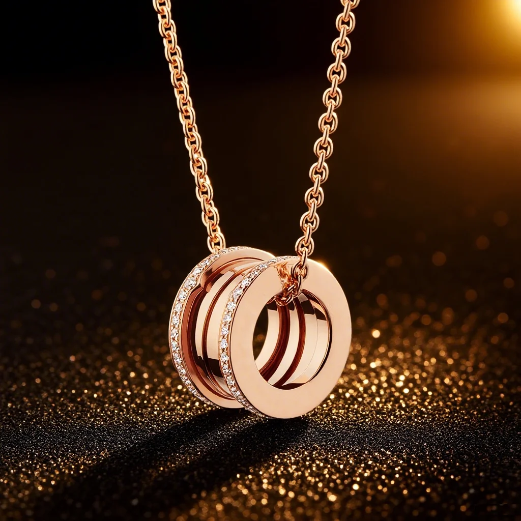 

2025 New 925 Spring Necklace Pendant Zircon Women's Exquisite Student Girlfriend Jewelry Accessories Wedding Light Luxury Gift