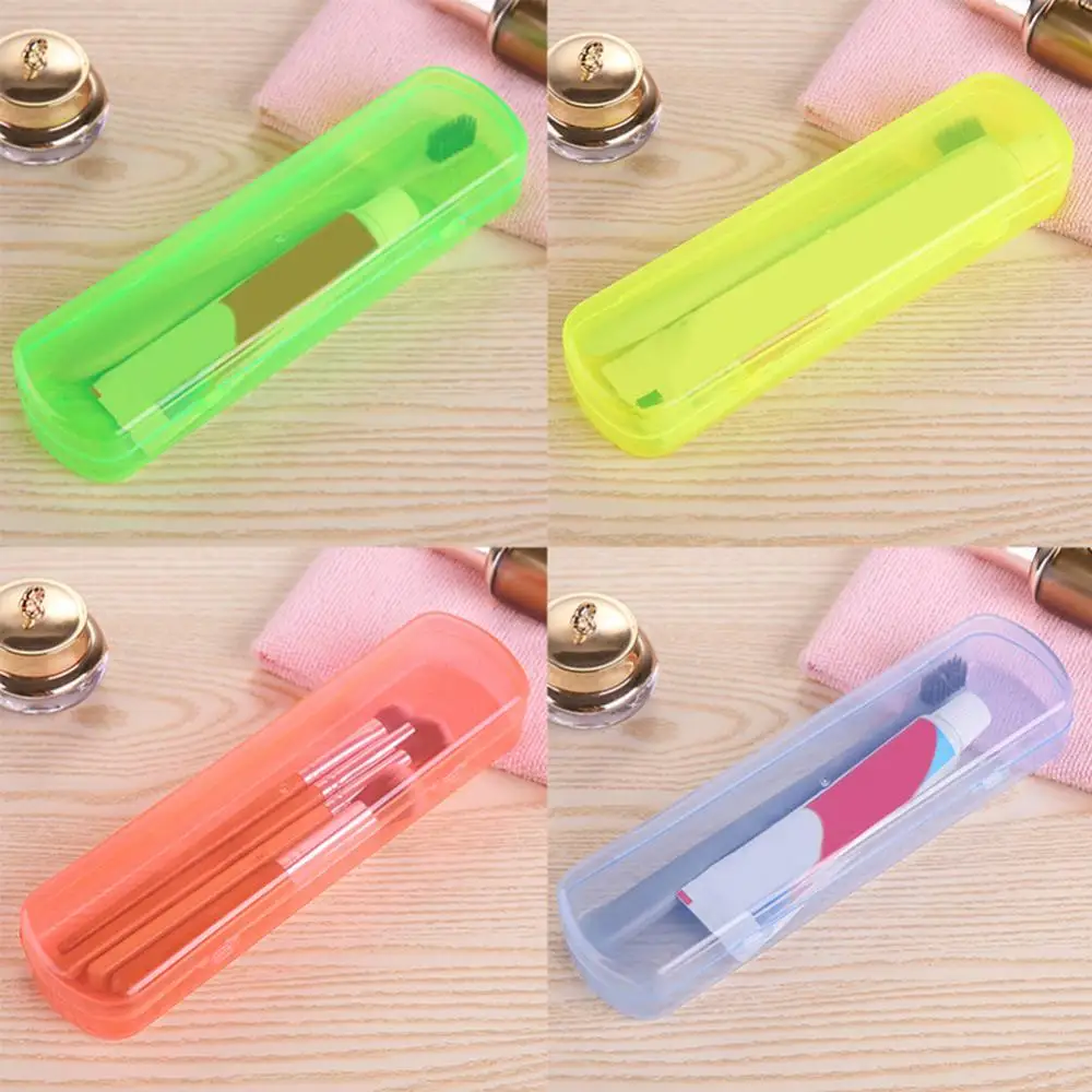 Storage Container Box Holder Protable Outdoor Travel Toothbrush Tooth Paste