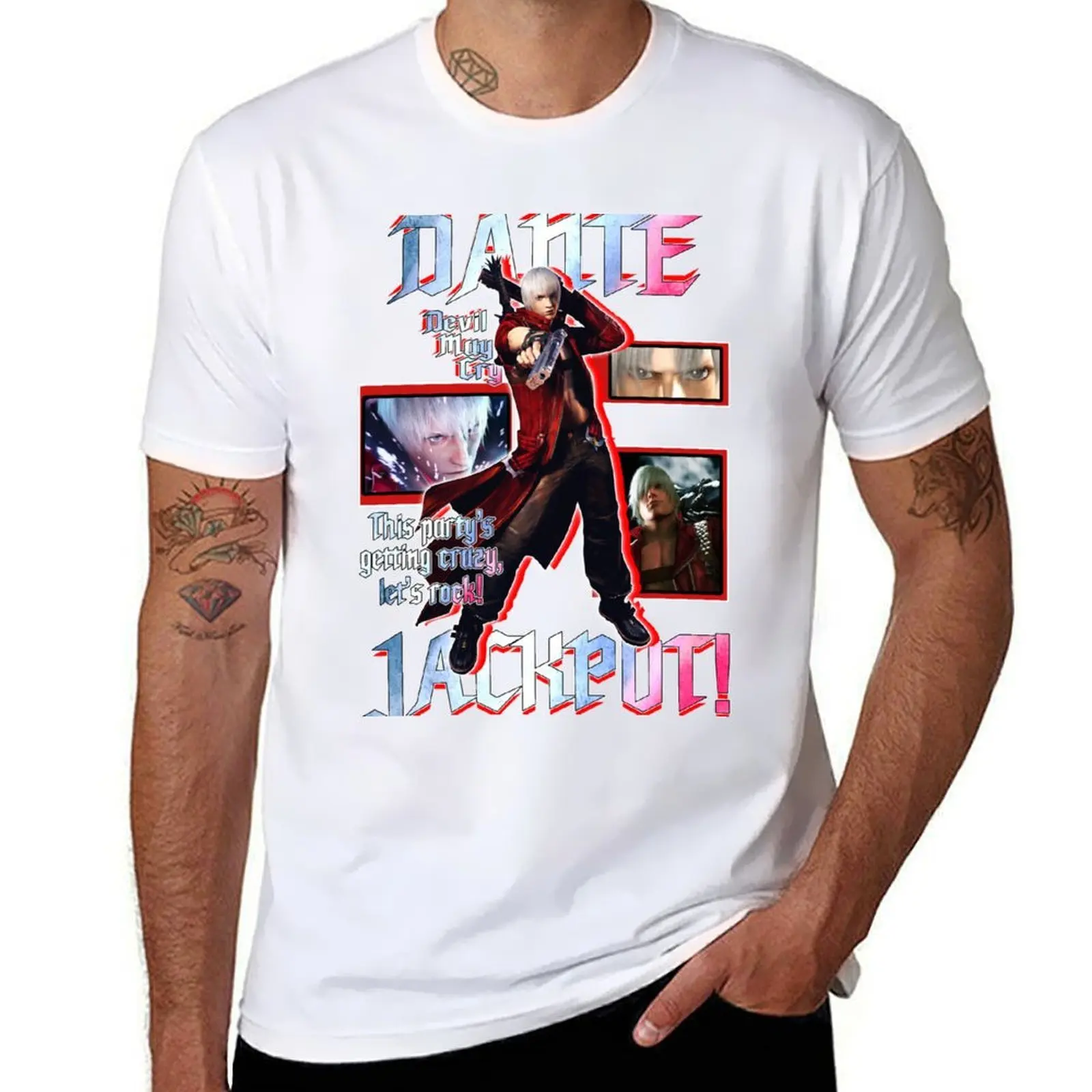 

Dante - Devil May Cry 3 T-Shirt t shirts with prints man graphic t shirt T-Shirt