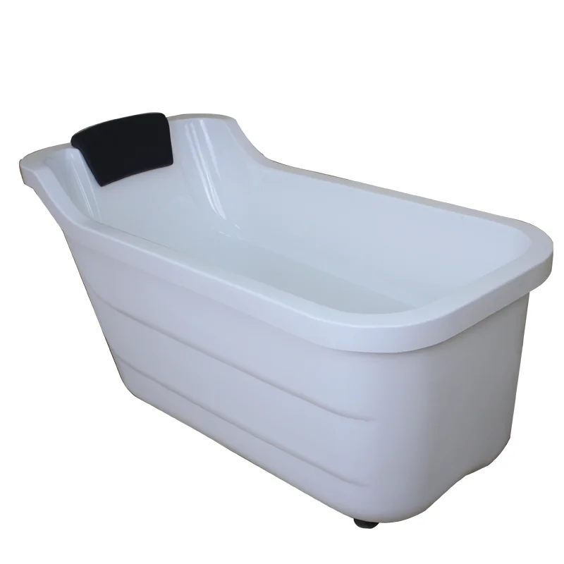 New imported acrylic Japanese bathtub double-layer thermal insulation high-back small cylinder European adult princess cylinder