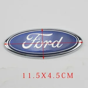 Emblema da capa dianteira do carro para Ford, Auto Traseiro Tronco Adesivo, Fiesta, Alcance, Foco, Mondeo, Explorer, Fusão, Trânsito, Borda, 11.5x4.7 cm, 15x6cm 12 principais vendas emblema ford - №9