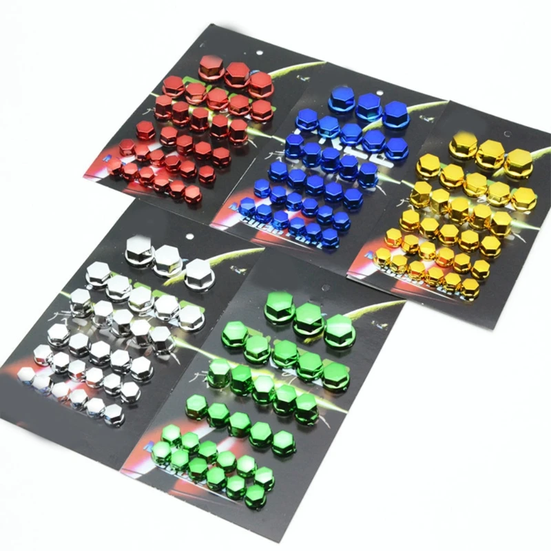 SZCH 30pcs Schraubmutter Dekoration Gehäuseschutzschutz für Motorradrücker