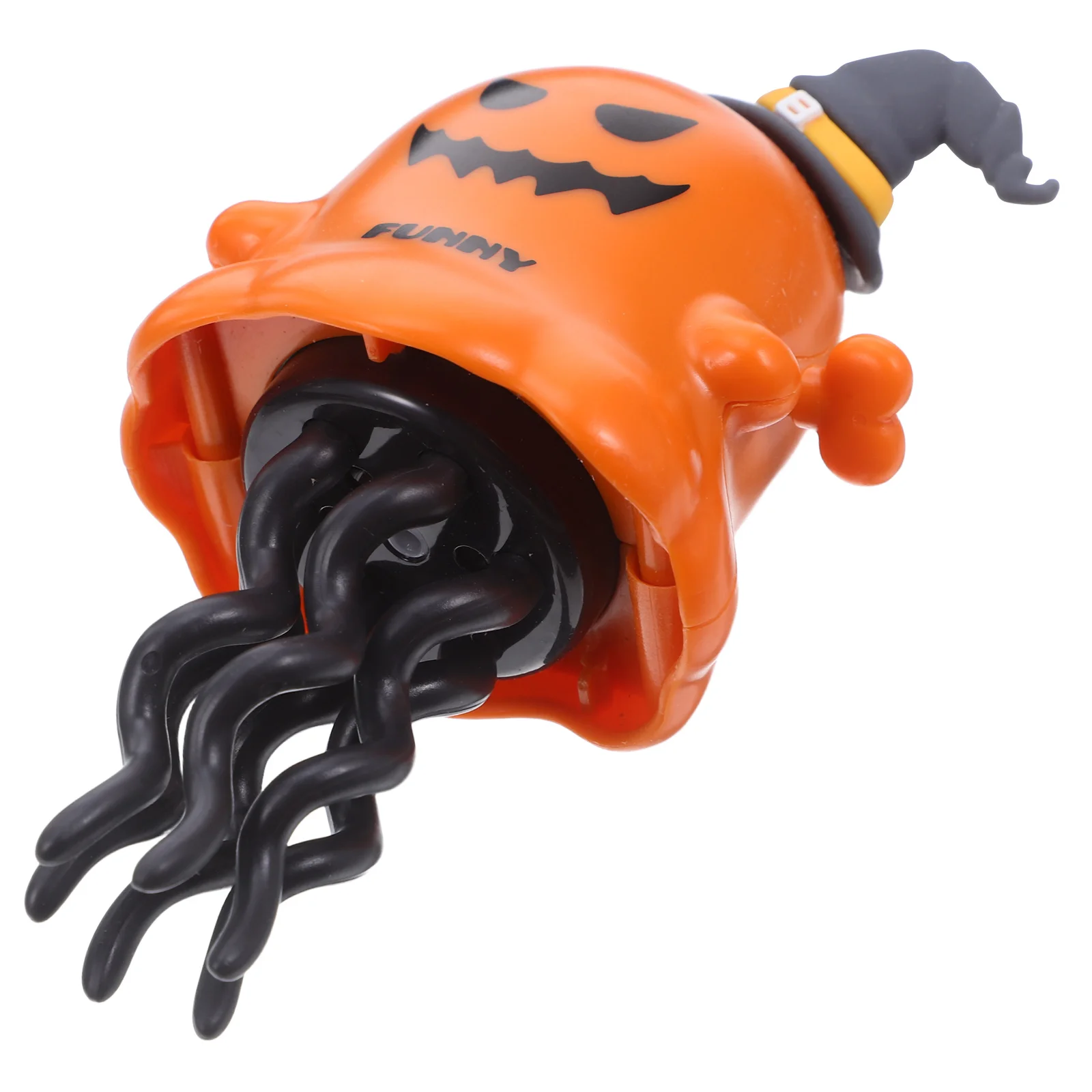 

Halloween Wind-Up Dancing Octopus Pumpkin Head Interactive Crawling Ghost Moving Sea Animal Figure Party Favor