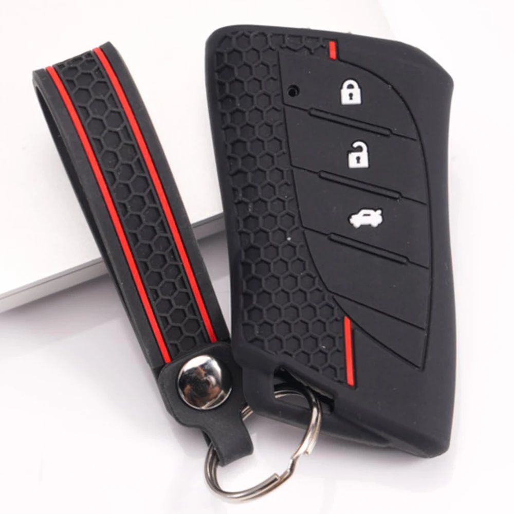 Smart Key Shell Keychain For Lexus NX ES UX US RC LX IS 250h RX 350h LS 450h 260h 300h UX200 LM350H LM500H ES200 ES350 Flexible