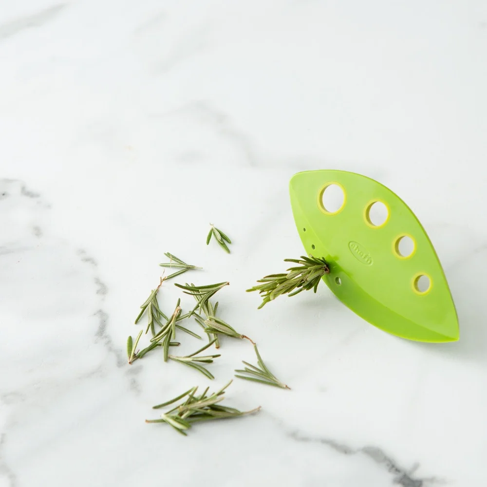 أداة تعرية الأعشاب الخضراء من Kale Chard Collard أداة المطبخ مزيل أوراق الشجر آمنة وسهلة الاستخدام وإعداد الوجبات الخفيفة الصحية