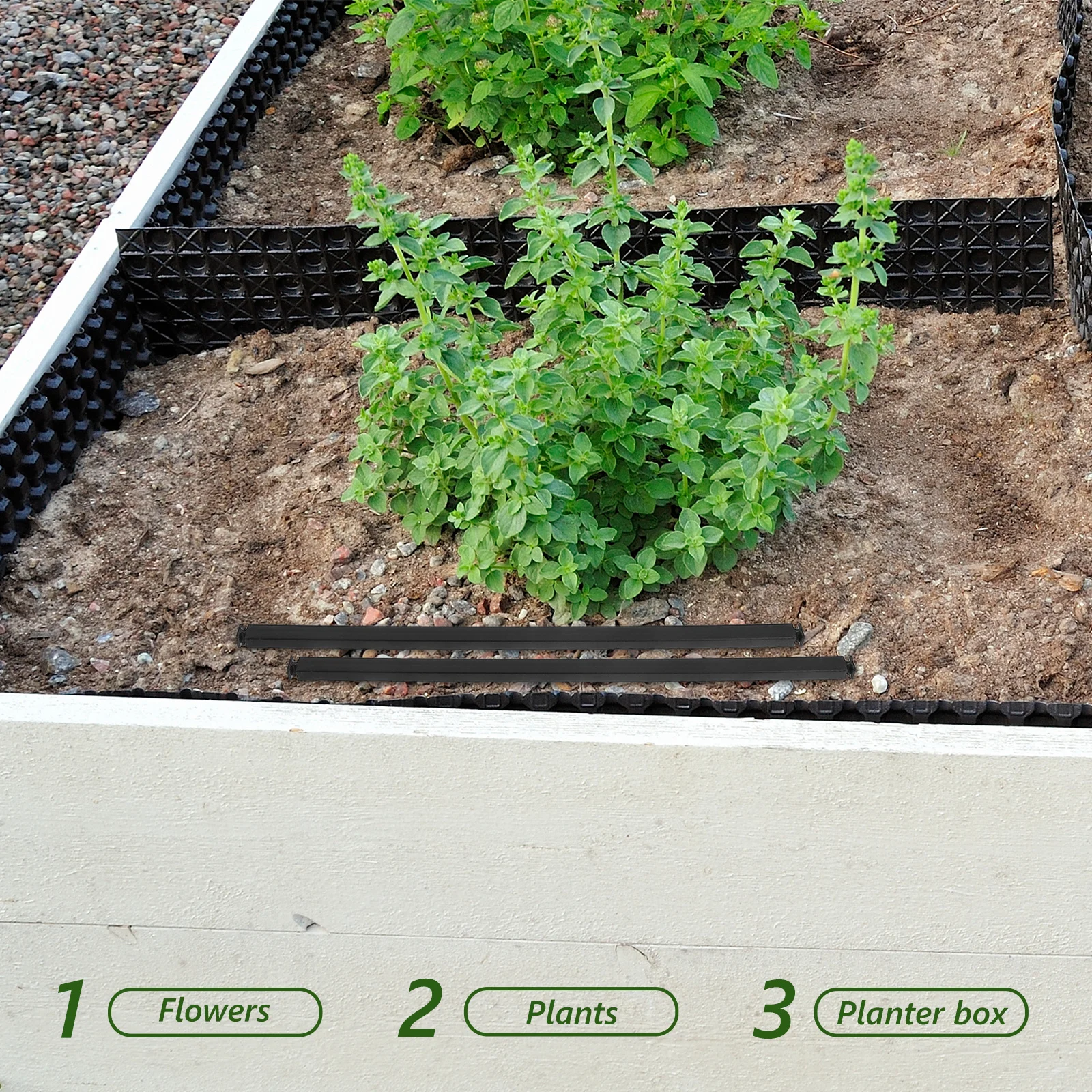 

4Pcs Balcony Vegetable Box Accessories Versatile Design Easy Installation Disassembly Planter Box Brackets for Railings