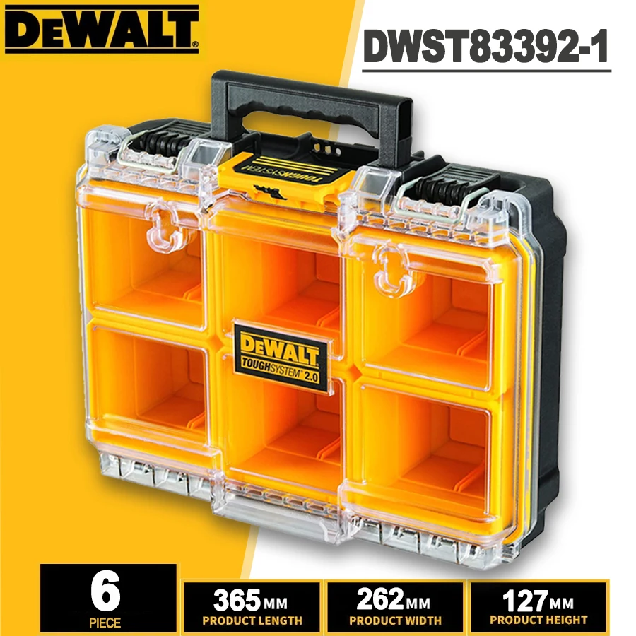 Dewalt Half Size Organizer/Tool Box/Storage Case/Stacked Storage Tool Accessories Storage DWST83392-1-23