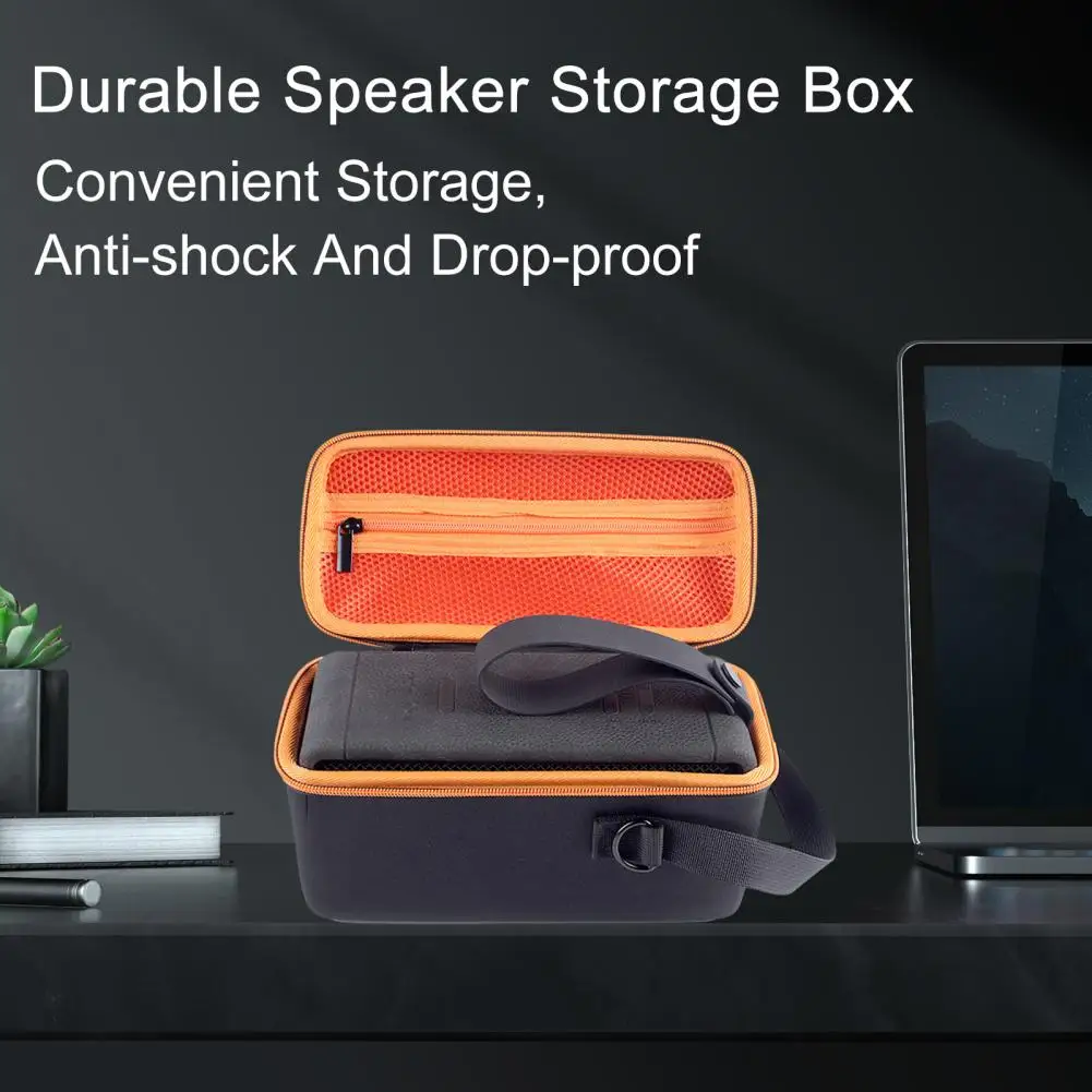 Speaker Case with Handle Speaker Storage Box Travel Storage Bag with Lanyard Design for Marshall-middleton Speaker for Portable