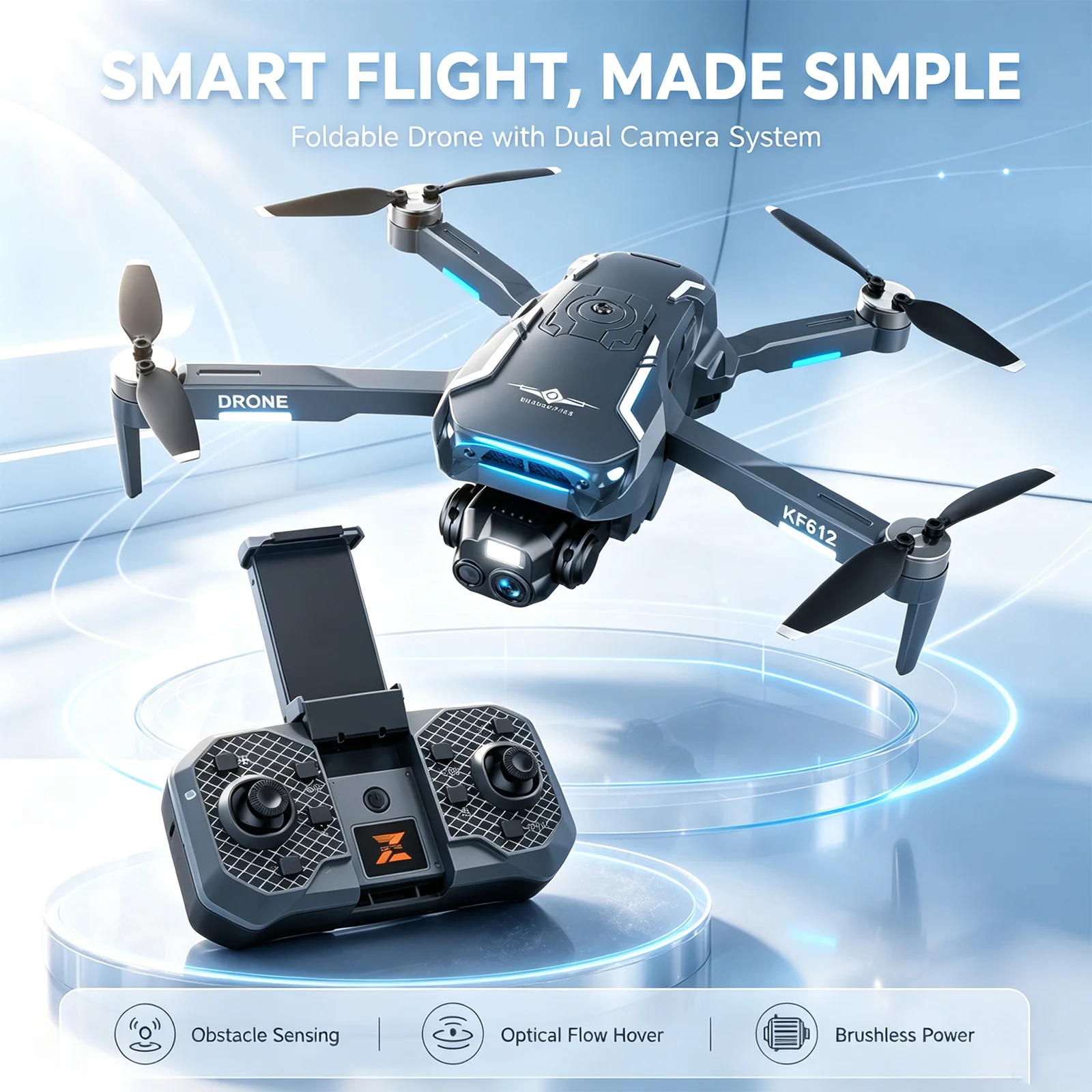 kf612-rc-drone-4k-professional-hd-cameras-security-uav-intelligent-obstacle-avoidance-optical-flow-brushless-foldable-quadcopter
