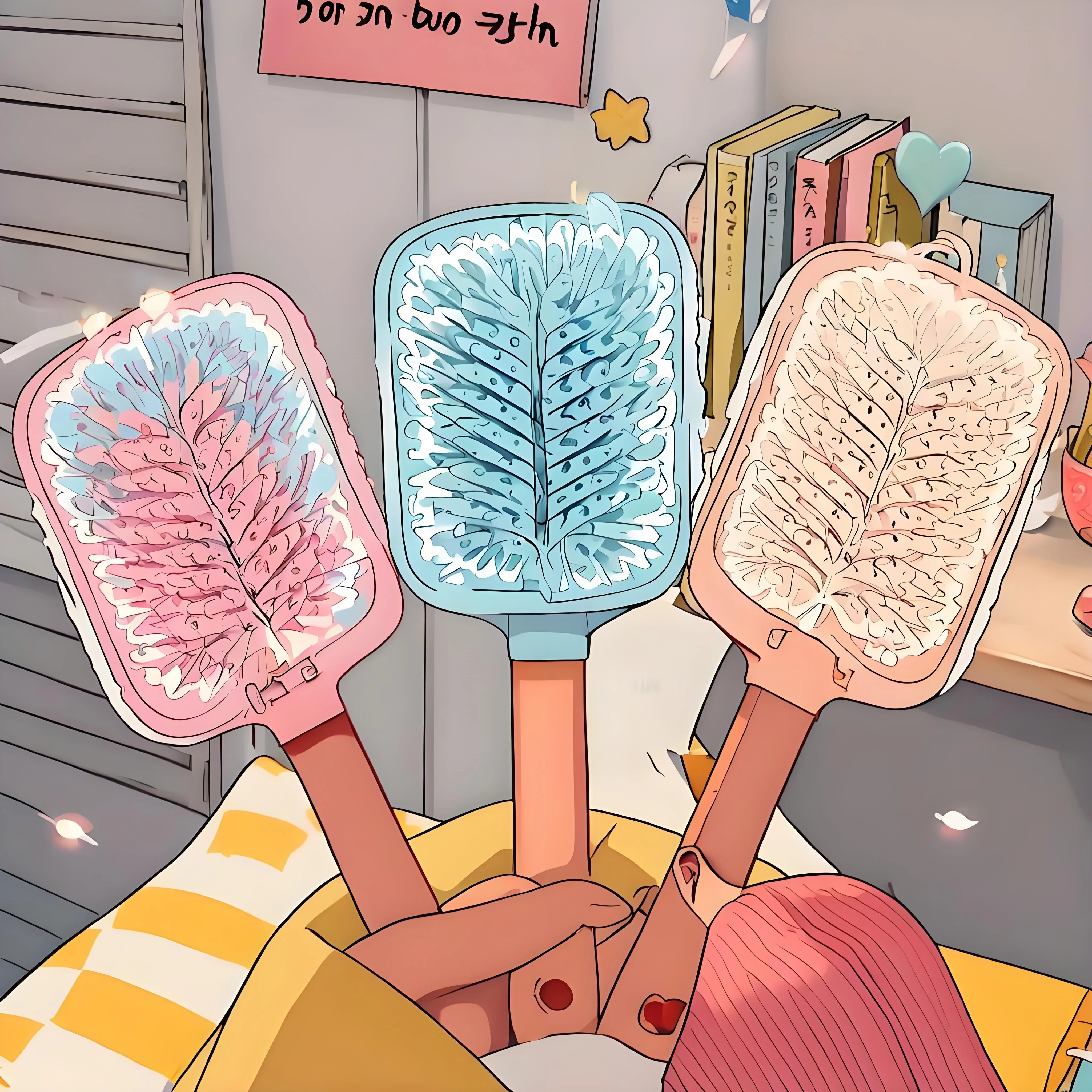 

Детская пушистая овальная квадратная расческа на воздушной подушке, антистатическая массажная щетка для волос, вьющаяся распутывающая женская парикмахерская расческа для укладки волос