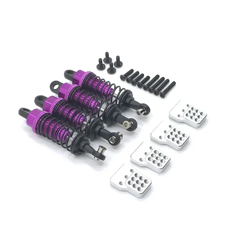 โช้คอัพแบบน้ำมัน 4 ชิ้น/ชุด สำหรับรถ 1/16 1/12 WPL MN Henglong C14 C24 MN D90 D91 รถกระบะ 4x4 รถครอว์เลอร์ อัพเกรด